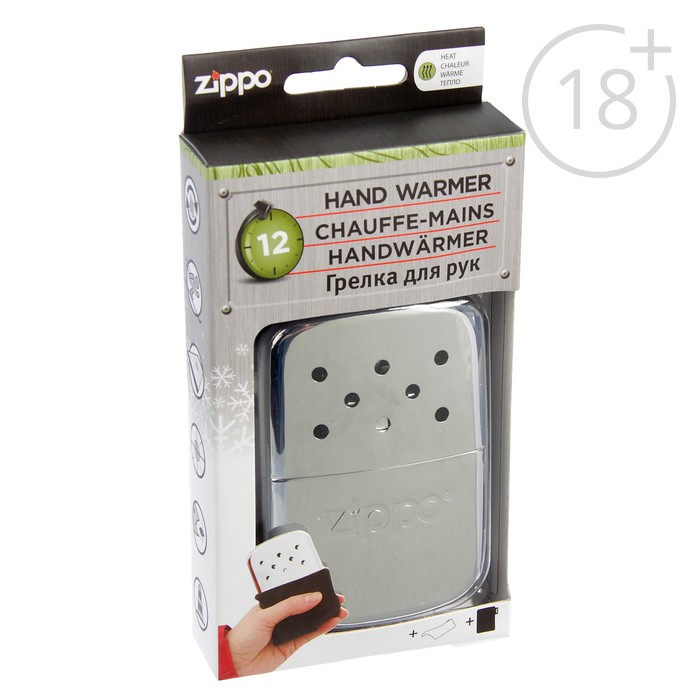 Каталитическая грелка ZIPPO 40365 с покрытием High Polish Chrome