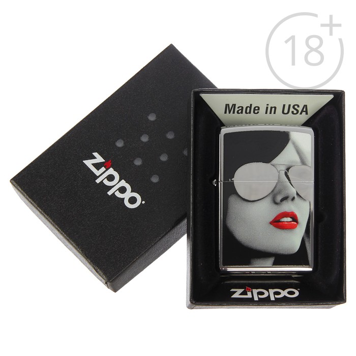 Зажигалка ZIPPO 28274 Golden Design с покрытием High Polish Chrome