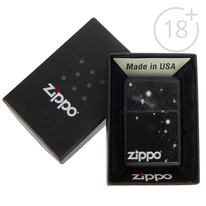 Зажигалка ZIPPO 28433 Classic с покрытием Black Matte