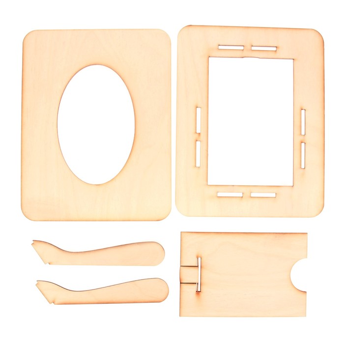 Фоторамка из фанеры №21 (для фото 10х15) 18х23 см (набор 5 деталей)