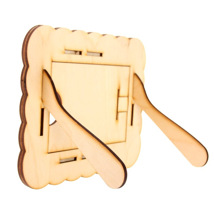 Фоторамка из фанеры №25 (для фото 10х15) 18х23 см (набор 5 деталей)