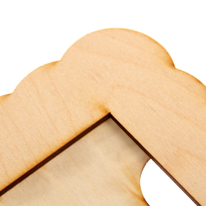 Фоторамка из фанеры №25 (для фото 10х15) 18х23 см (набор 5 деталей)