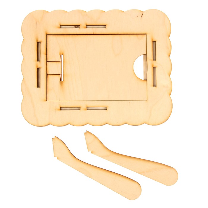 Фоторамка из фанеры №25 (для фото 10х15) 18х23 см (набор 5 деталей)