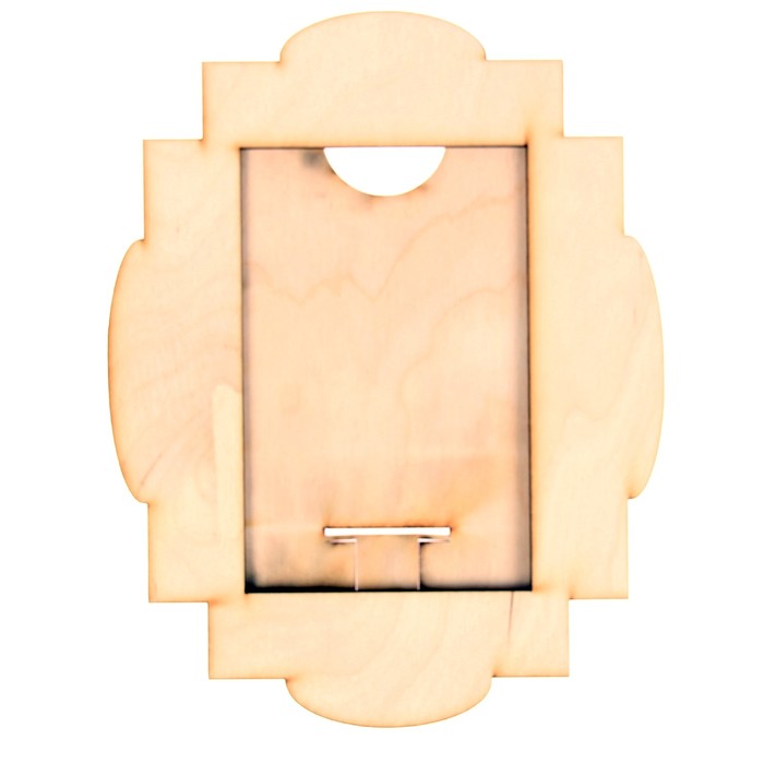 Фоторамка из фанеры №37 (для фото 10х15) 18х23 см (набор 5 деталей)