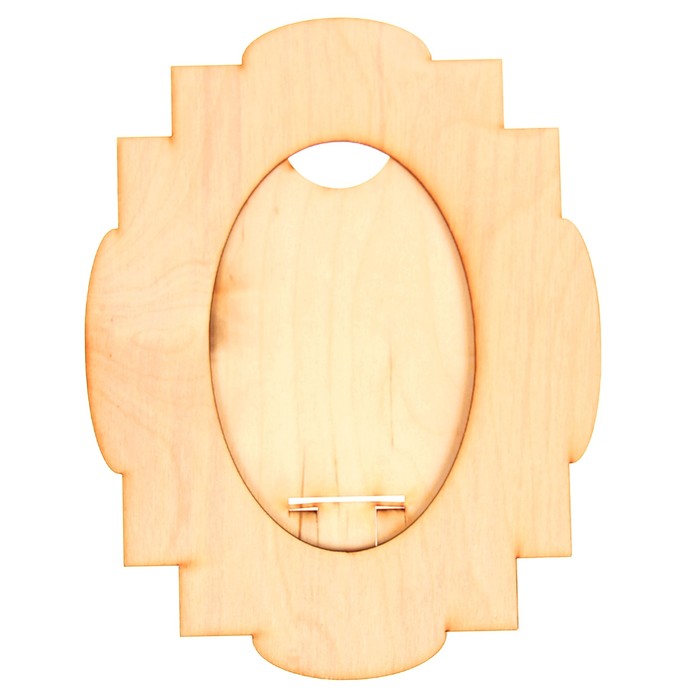 Фоторамка из фанеры №38 (для фото 10х15) 18х23 см (набор 5 деталей)