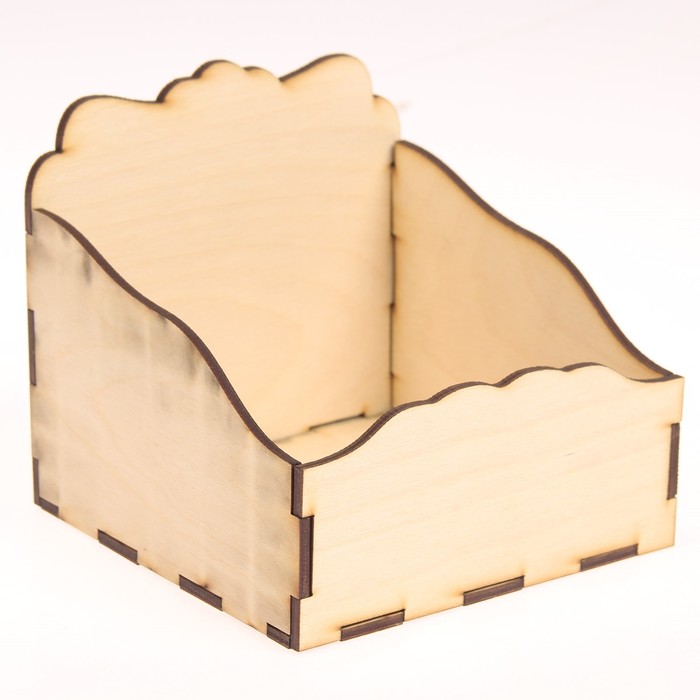 Подставка для специй для декора "Волна №4" из фанеры, набор 5 деталей, 14х14х12 см