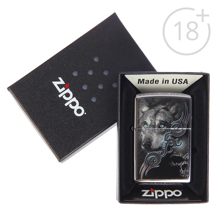 Зажигалка ZIPPO 28872 Classic с покрытием High Polish Chrome