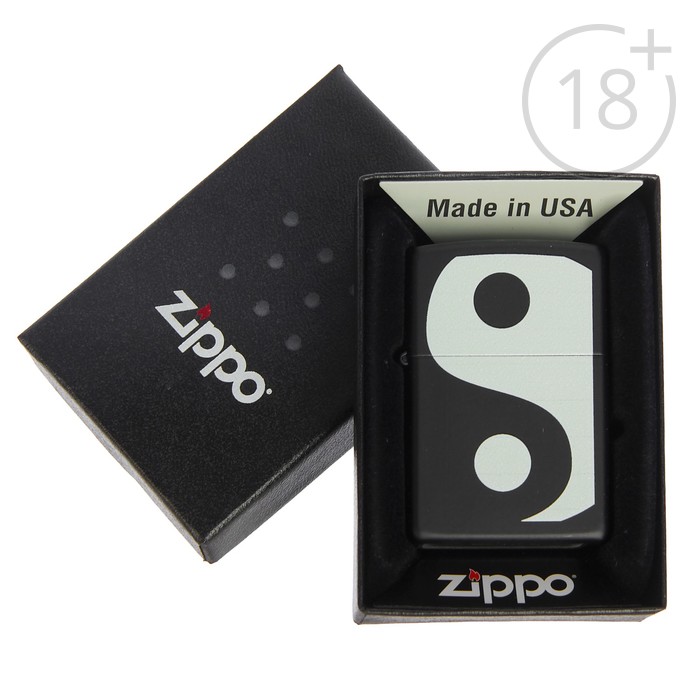 Зажигалка ZIPPO 24472 Classic с покрытием Black Matte