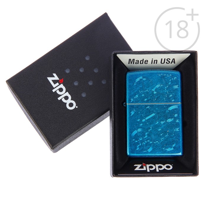 Зажигалка ZIPPO 29251 Classic с покрытием Cerulean