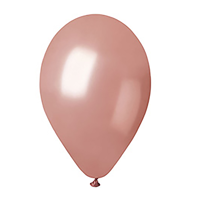 Шар латексный 10" Rose Gold, металлик, набор 100 шт, G