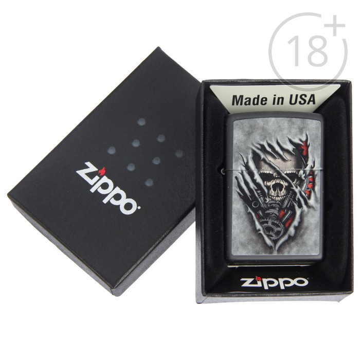 Зажигалка ZIPPO 28882 Classic с покрытием Black Matte