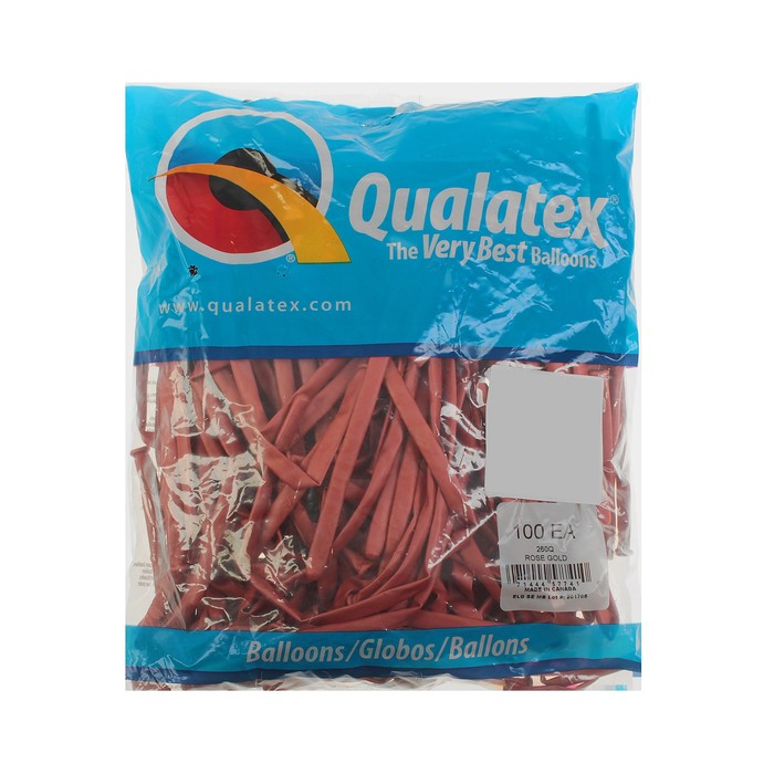 Шар для моделирования 260, металл, набор 100 шт., цвет Rose Gold Q