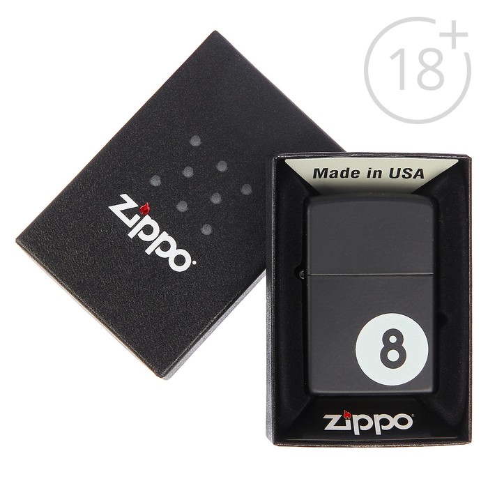 Зажигалка ZIPPO 28432 Classic с покрытием Black Matte