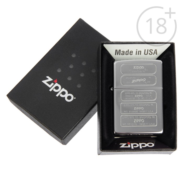Зажигалка ZIPPO 28381 Classic с покрытием High Polish Chrome