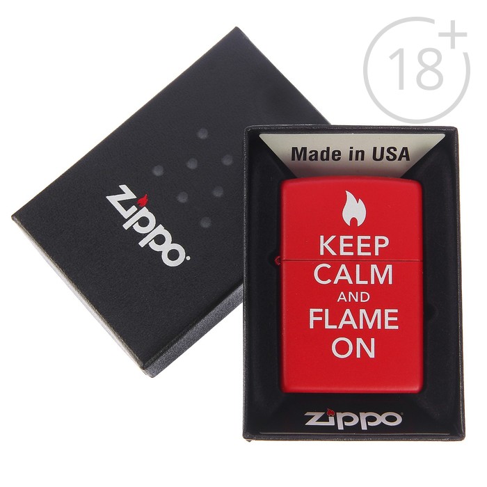 Зажигалка ZIPPO 28671 Classic с покрытием Red Matte