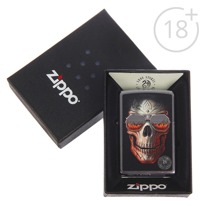 Зажигалка ZIPPO 29108 Anne Stokes с покрытием High Polish Chrome
