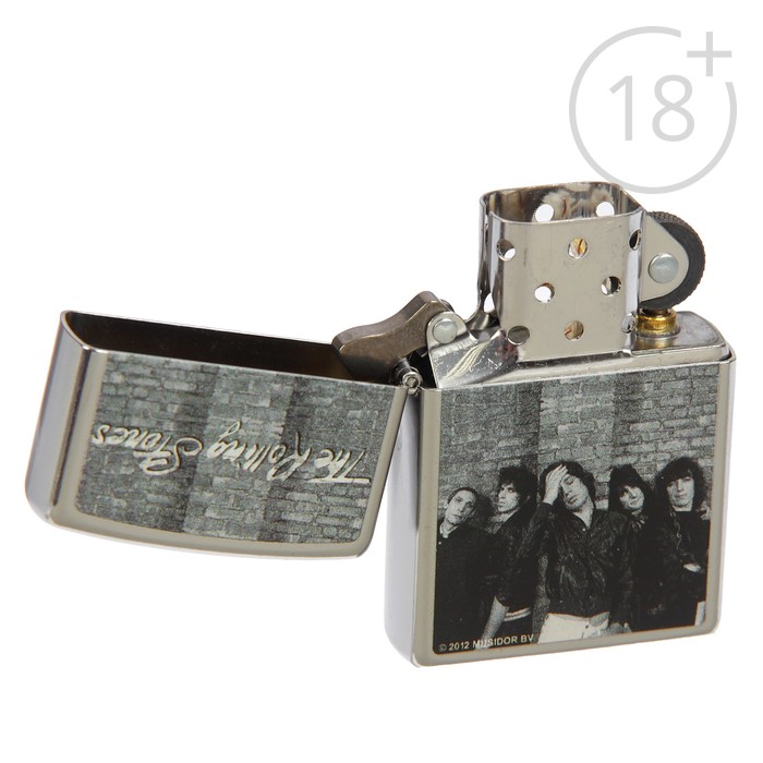 Зажигалка ZIPPO 28428 Rolling Stones с покрытием Street Chrome