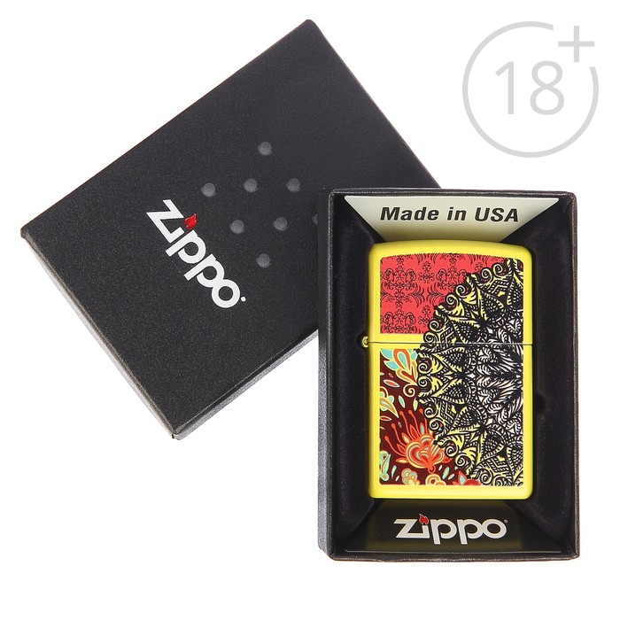 Зажигалка ZIPPO 28850 Classic с покрытием Lemon