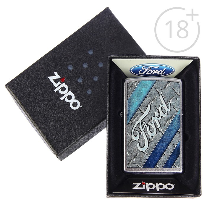 Зажигалка ZIPPO 28626 с покрытием Satin Chrome