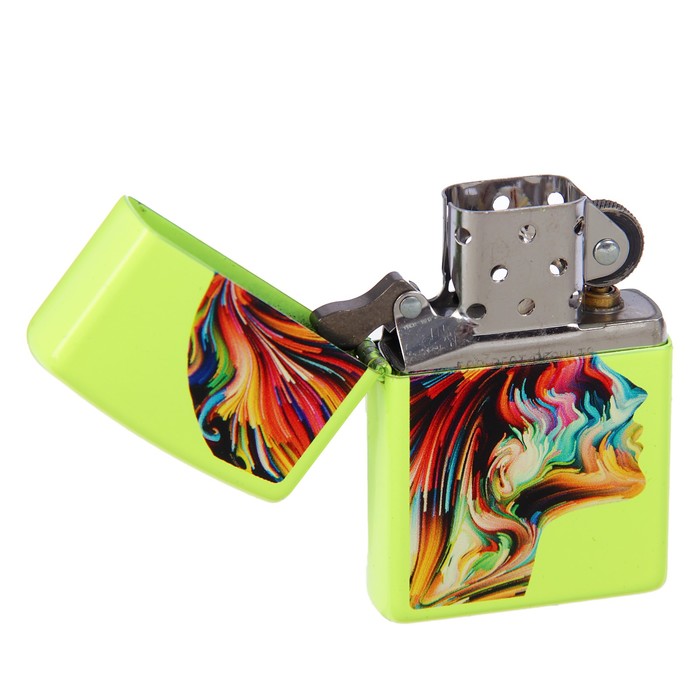 Зажигалка ZIPPO 29083 Classic с покрытием Neon Yellow