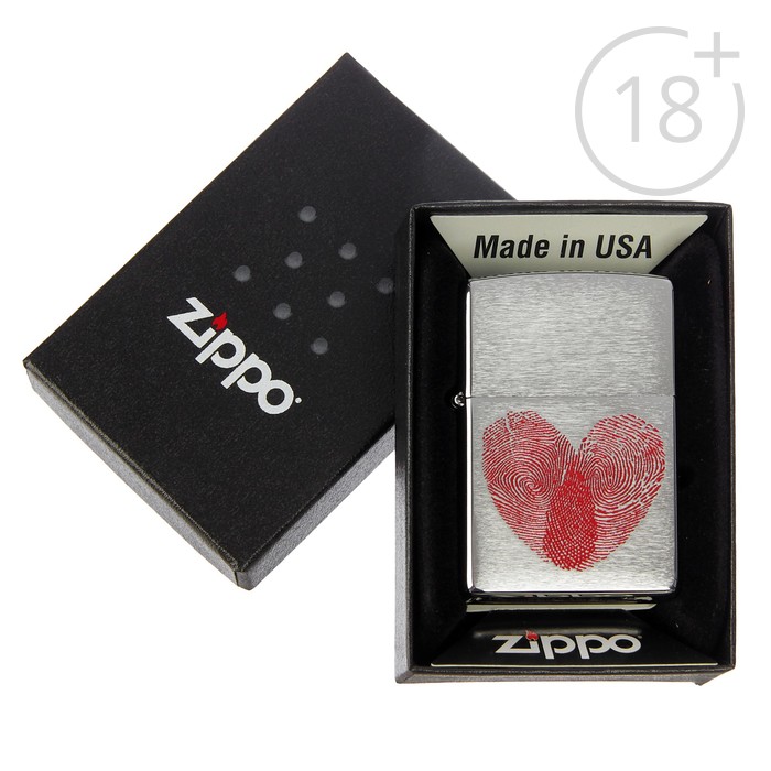 Зажигалка ZIPPO 29068 Classic с покрытием Brushed Chrome