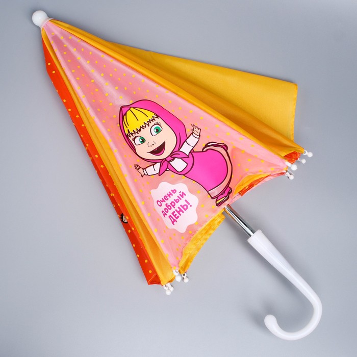 Зонт детский "Очень добрый день!" Маша и Медведь 8 спиц d=52 см