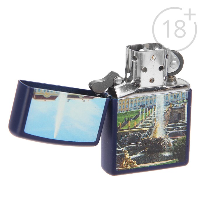 Зажигалка ZIPPO 239 PETERHOF с покрытием Navy Matte