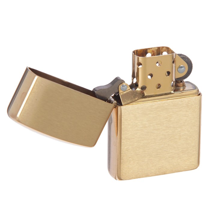 Зажигалка ZIPPO 168 Armor с покрытием Brushed Brass
