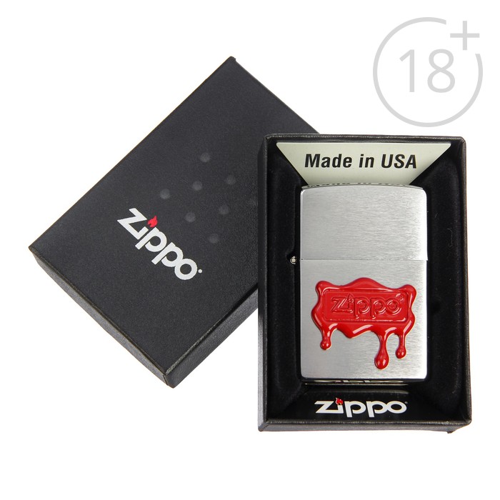 Зажигалка ZIPPO 29492 Classic с покрытием Brush Finish Chrome