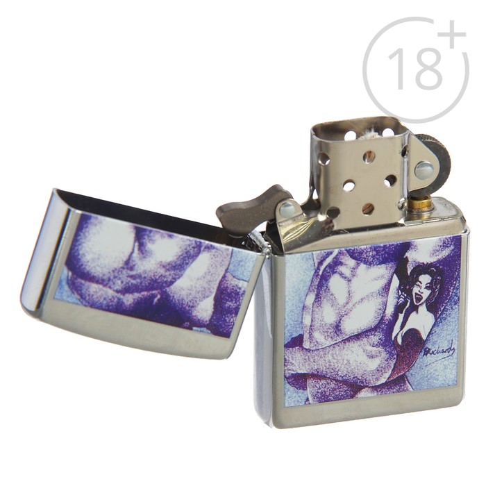 Зажигалка ZIPPO 250 Body Tattoo Classic с покрытием High Polish Chrome