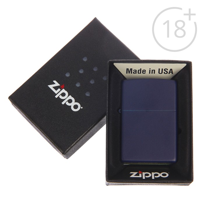 Зажигалка ZIPPO 239 Classic с покрытием Navy Matte