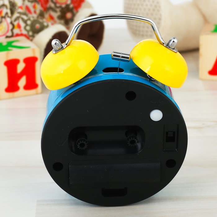 Часы будильник "Смайлик", d=8 см