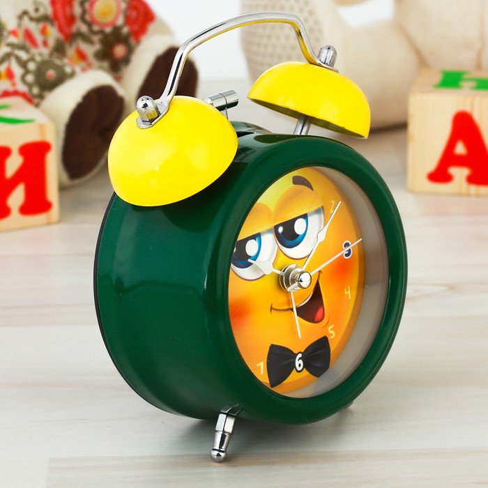 Часы будильник "Смайл. Джентльмен", d=8 см