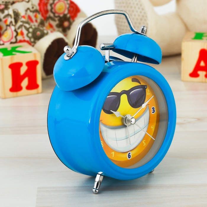 Часы будильник "Смайл", d=8 см