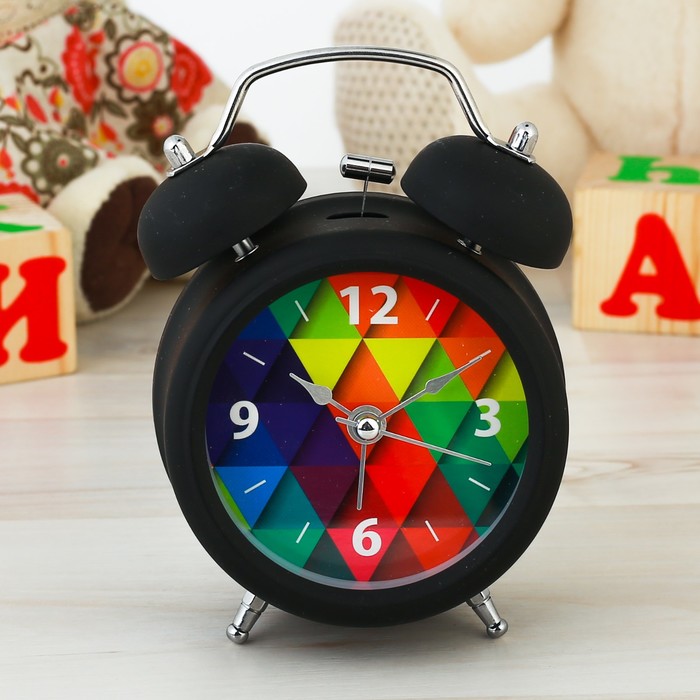 Часы будильник "Абстракция", d=8 см