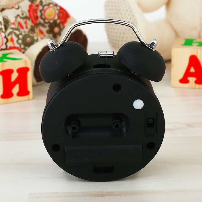 Часы будильник "Цифры", d=8 см