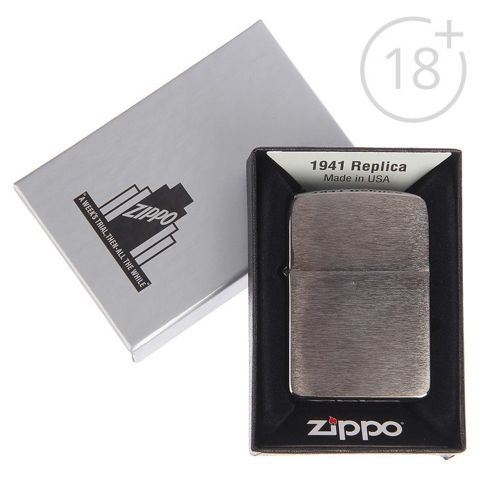 Зажигалка ZIPPO 24096 Replica с покрытием Black Ice