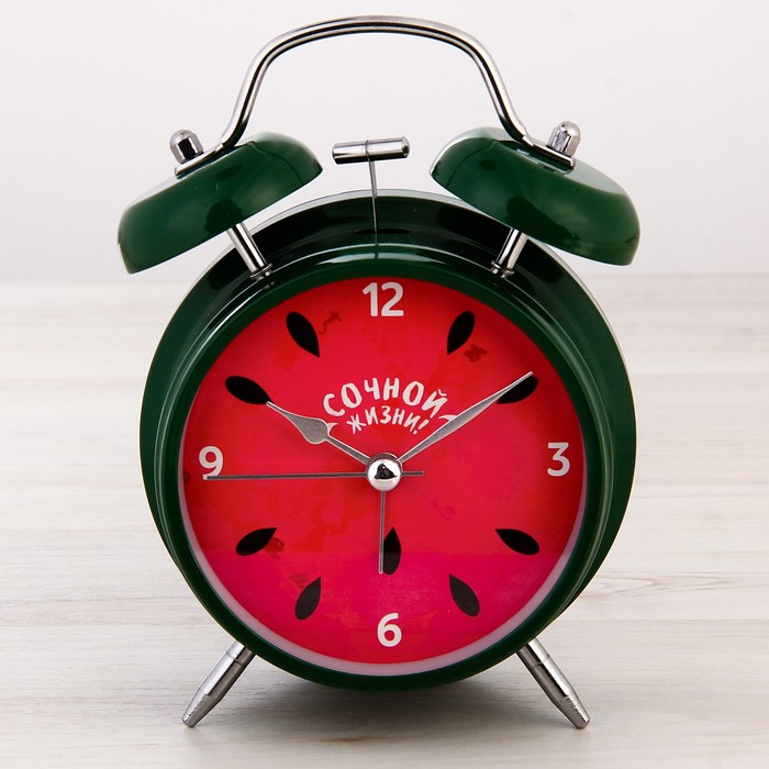 Часы будильник "Сочной жизни", d=11 см