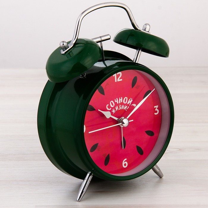 Часы будильник "Сочной жизни", d=11 см