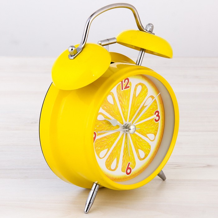 Часы будильник "Лимон", d=11 см