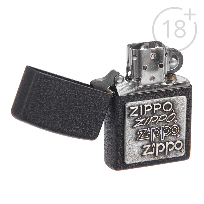Зажигалка ZIPPO 363 Classic с покрытием Black Crackle