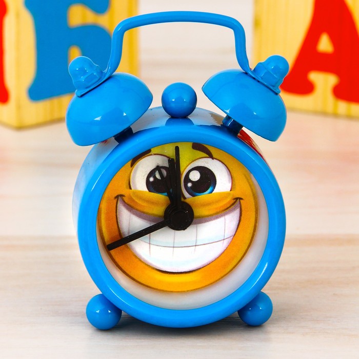 Часы будильник "Смайл", d=4 см