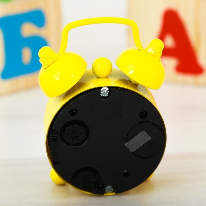 Часы будильник "Смайлик", d=4 см