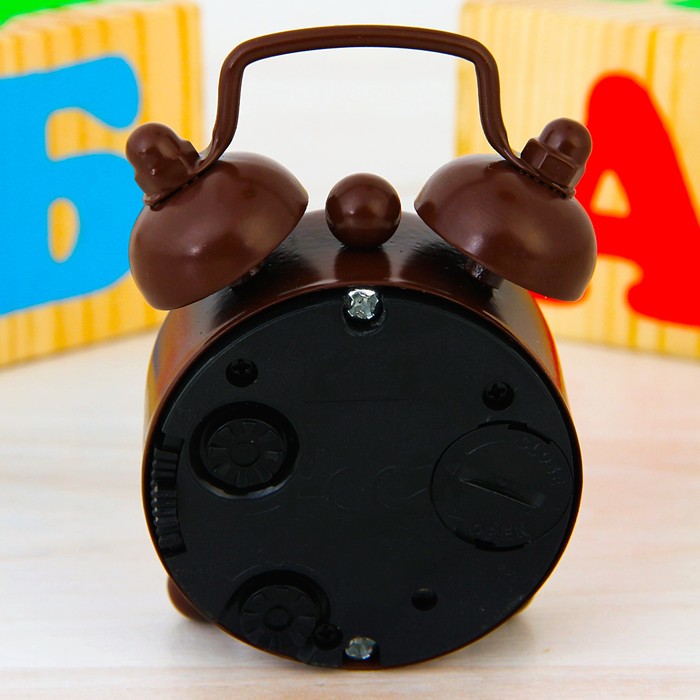 Часы будильник "Смайлик", d=4 см