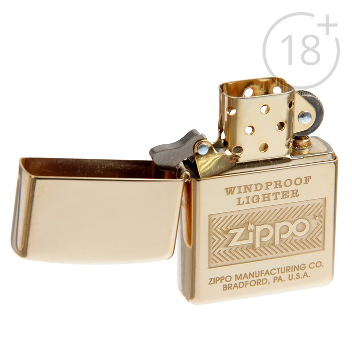 Зажигалка ZIPPO 28145 Classic с покрытием High Polish Brass