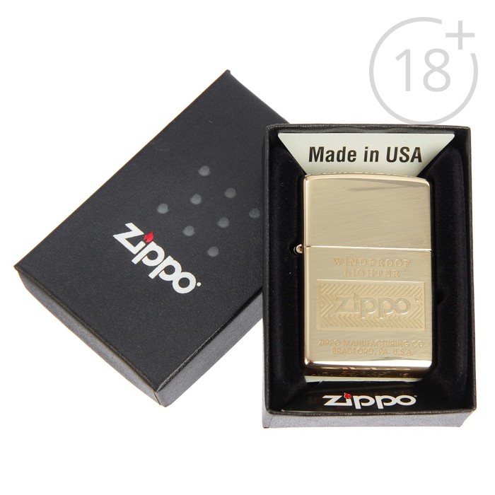 Зажигалка ZIPPO 28145 Classic с покрытием High Polish Brass