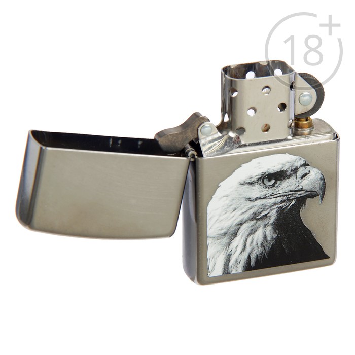 Зажигалка ZIPPO 24647 Eagle Head с покрытием Chrome Arch
