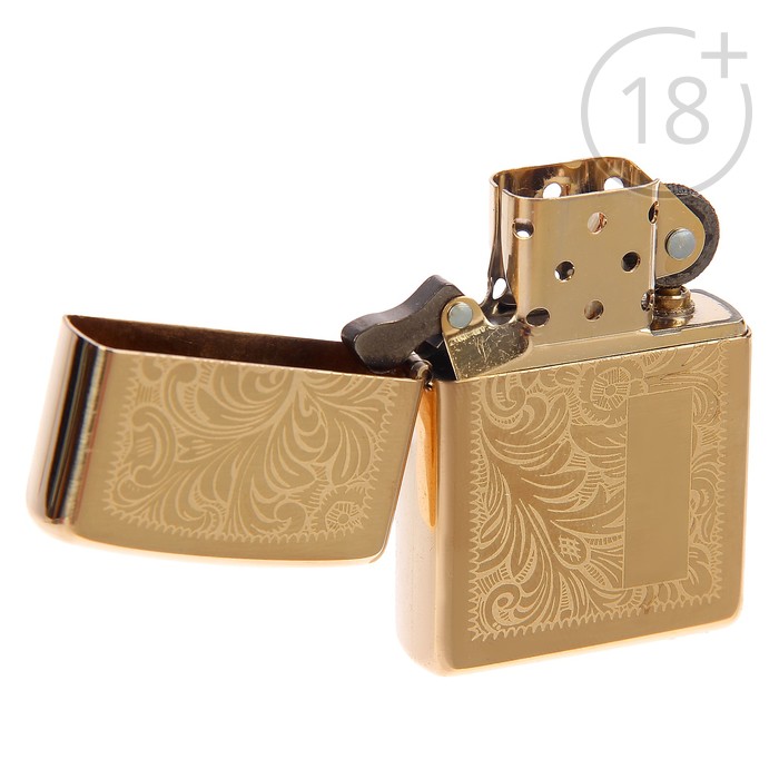 Зажигалка ZIPPO 352B Venetian с покрытием High Polish Brass