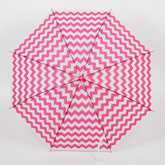 Зонт детский полуавтоматический "Зигзаг", r=45,5см, цвет МИКС