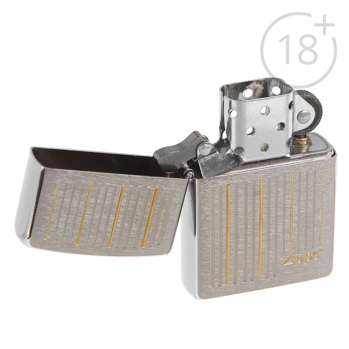 Зажигалка ZIPPO 28646 Classic с покрытием Brushed Chrome